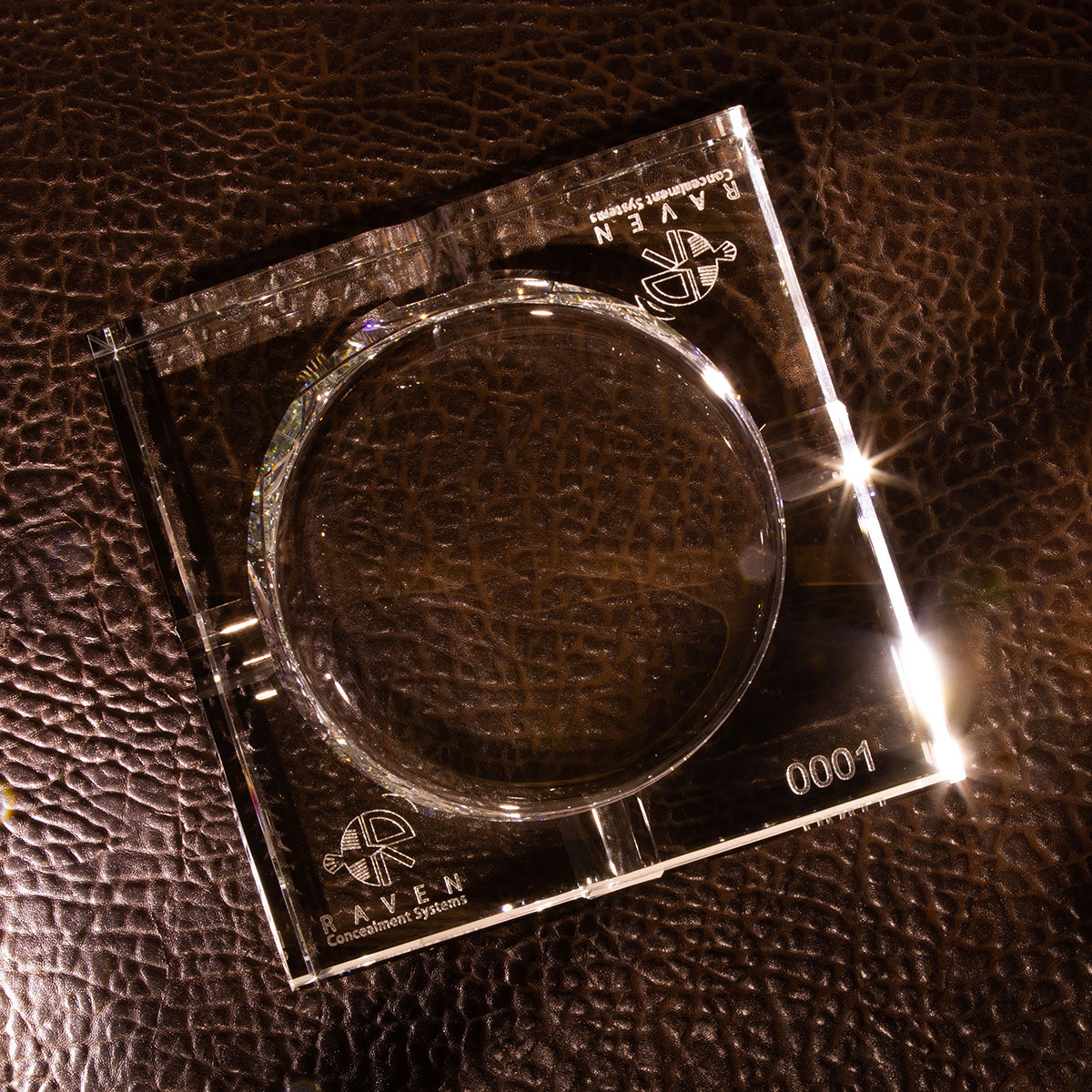 Laser Engraved Serialized Ashtray
