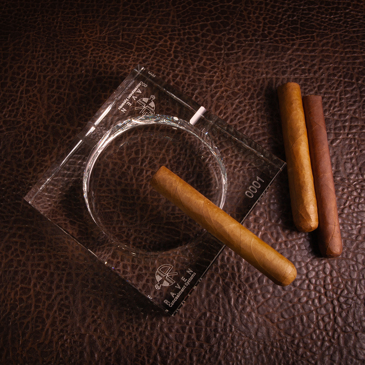 Laser Engraved Serialized Ashtray